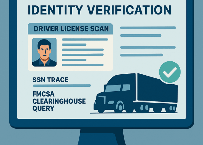 How to Conduct Background Checks on Prospective Truck Drivers