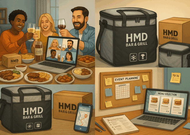 Planning a Virtual Party With HMD Bar and Grill Delivery Packages