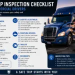 Pre-Trip Inspection Checklist for Commercial Drivers
